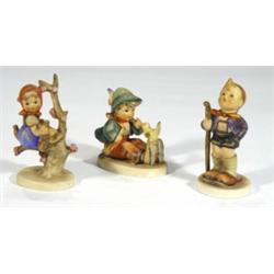 Three Hummel figures 'Singalong', 'Hiking …