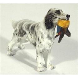 Hand painted Alton bone china hunting dog …