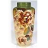 Image 1 : Victorian opaque glass vase, hand enamelle…