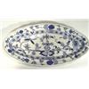 Image 1 : Oval English pottery serving dish, transfe…