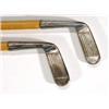 Image 1 : Two wooden shafted gem style putters,…