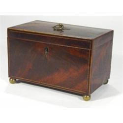 Rectangular 19th century inlaid mahogany t…