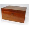 Image 1 : Rectangular mahogany lockable sewing box w…