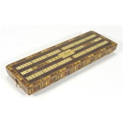 Sorrento ware rectangular Masonic cribbage…