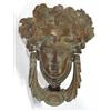 Image 1 : Cast metal classical bust door knocker, 17…