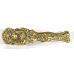 Pair of cast brass nutcrackers modelled as…