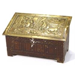 Coffer shaped Jacob's biscuit tin embossed…