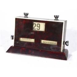 1930s faux tortoiseshell and white Bakelit…