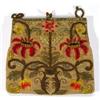 Image 1 : Late Victorian tapestry clutch bag with br…
