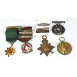 World War I military medal group comprisin…
