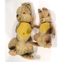 Merrythought Rabbit Two early Merrythought 'Thumper' rabbits,