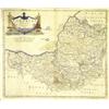 Image 1 : Robert Morden hand coloured map 'Somersets…