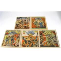 Five editions of  '2000 AD' comics featuri…
