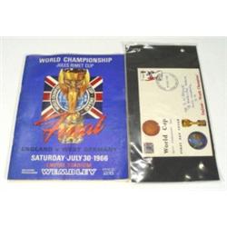 1966 World Cup Final programme together wi…