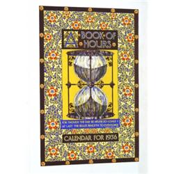 1936 Book of Hours calendar…
