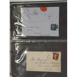 Collection of British stamps on covers in …