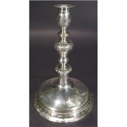 Large circular based silver candlestick ch…