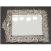 Image 1 : Rectangular silver photo frame, heavily em…