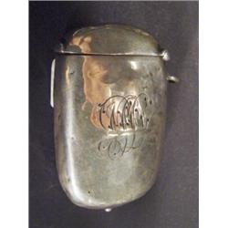 Silver vesta with hinged lid, Sheffield, 1…