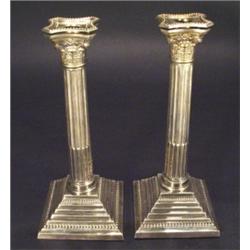 Pair of good quality silver plated Corinth…