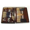 Image 1 : Oak cased canteen of silver plated cutlery…