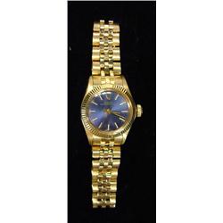 Lady's Rolex 18ct gold Oyster perpetual wr…