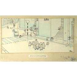 Giles- Original watercolour 'My Dad won't …