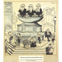 Vicky- Original watercolour cartoon artwor…