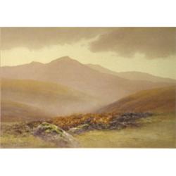 Charles E. Brittan - Watercolour of a moor…