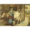 Image 1 : W. Raine - Victorian watercolour milkmaid …