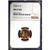 Image 1 : 1955-S LINCOLN CENT NGC MS67RD