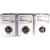Image 1 : 2-1962 & 1963 WASHINGTON QUARTERS NGC PF67