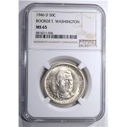 1946-D BOOKER T WASHINGTON 50c