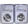 Image 1 : 2-1968-D KENNEDY HALF DOLLARS, NGC MS-65