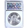 Image 4 : 1986 AMERICAN SILVER EAGLE, APCG PERFECT GEM BU