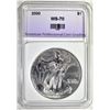 Image 1 : 2000 SILVER EAGLE, APCG PERFECT GEM BU