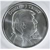 Image 1 : DONALD TRUMP/WHITEHOUSE 1oz SILVER ROUND
