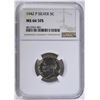 Image 1 : 1942-P SILVER JEFFERSON NICKEL NGC MS-66 FS