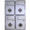 Image 1 : 2 - 1965 SMS,  2 - 1966 SMS DIMES NGC