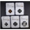 Image 1 : 1961 COMPLETE PROOF SET ALL NGC PF67