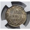 Image 3 : 1945-C NEW FOUNDLAND DIME, NGC AU-50