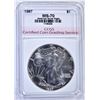 Image 1 : 1987 AMERICAN SILVER EAGLE CCGS PERFECT