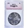 Image 1 : 1989 AMERICAN SILVER EAGLE WHSG GRADED
