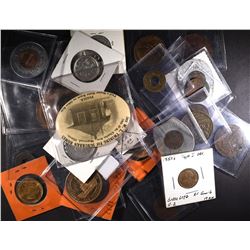 32-TOKENS/MEDALS/BUTTONS NEAT LOT