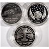 Image 2 : 3 SILVER COMMEMORATIVE SETS:
