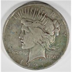 1921 PEACE DOLLAR  VF