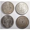 Image 2 : 4 -1879 O MORGAN DOLLARS AU SOME DAMAGE - SEE PICS