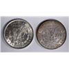 Image 2 : 2 MORGAN DOLLARS: 1921 GEM BU & 1878-S CH BU