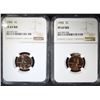 Image 1 : 2 - 1955 LINCOLN CENTS NGC PF67 RD