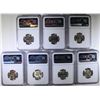 Image 2 : 7 JEFFERSON NICKELS NGC GRADED